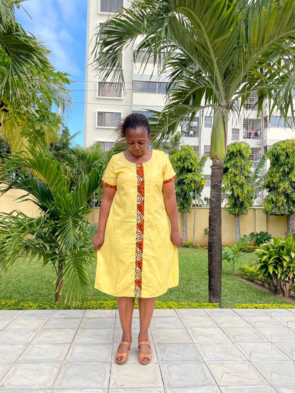 Sunshine Dress — Coastal Garden — Editorial Looks by Caroline Mami Walter